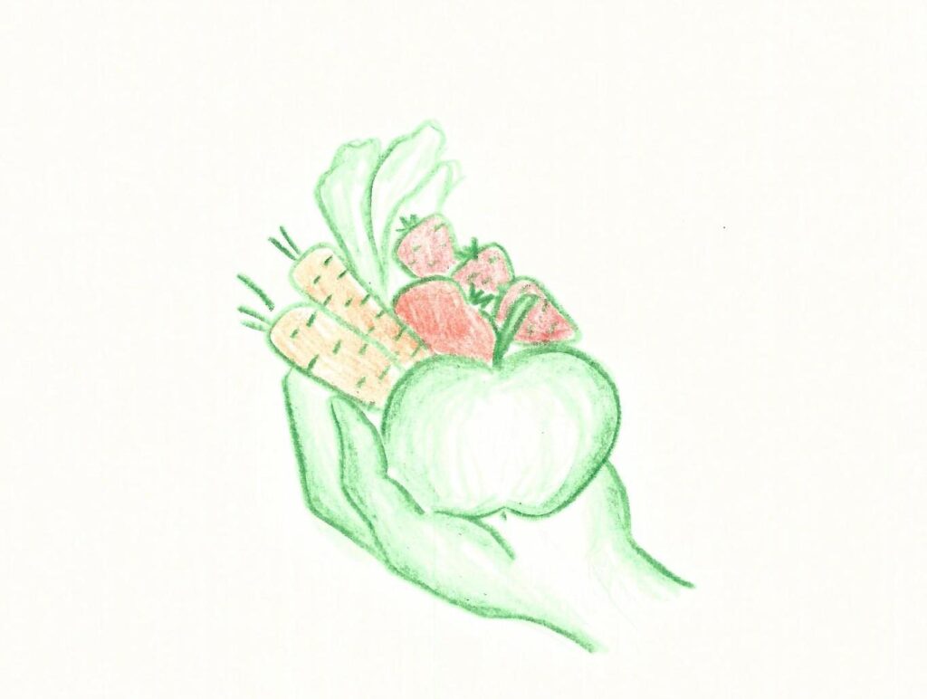 Kasvisten määrää voi seurata myös laskemalla omia kourallisiaan.